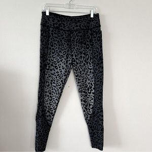 Grey Leopard Total Knockout tight leggings by Victoria Secret Sport